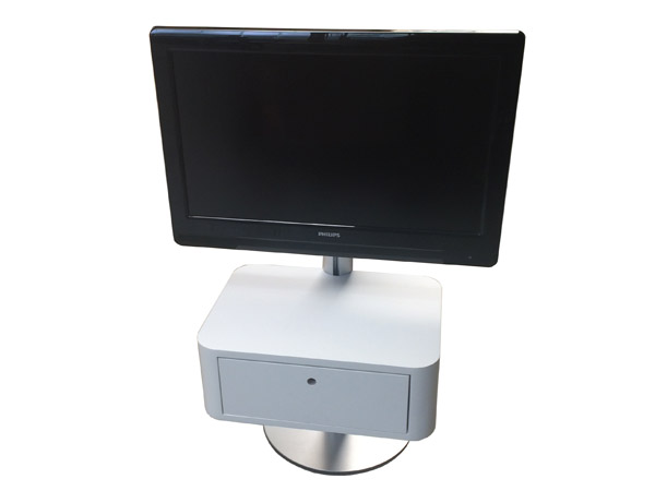 Fernsehtisch Rhein mit Standfu� und Schublade Ideal f�r Hotel und Pensionszimmer, da sehr platzsparend