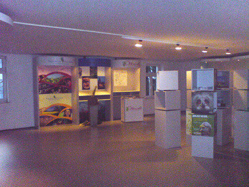 Landesgartenschau Infopoint, Wegweiser,Theken, Stellw�nde