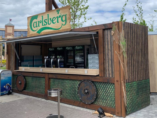 Verkaufscontainer, Container Umbauten, Gastroger�te, Transportservice, D�mmung, Unterkonstruktion