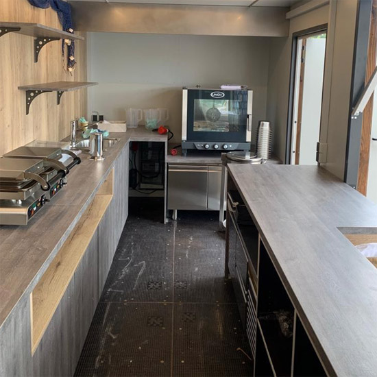 Verkaufscontainer, Container Umbauten, Gastroger�te, Transportservice, D�mmung, Unterkonstruktion