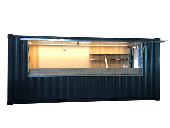 Verkaufscontainer, Container Umbauten, Elektrik, Wasseranschl�sse, Gastroger�te, Transportservice, D�mmung, Unterkonstruktion