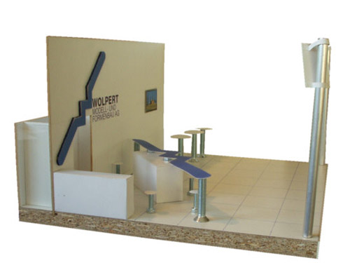 Modell Messestand Wolpert Modell und Formenbau