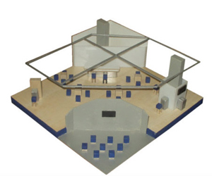 Modell Messestand Sven